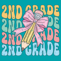 Second Grade Pencil Coquette 89-135 - Youth Heavy Cotton 100% Cotton T Shirt Design