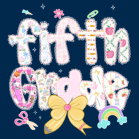 Fifth Grade Pastels 89-095 - Adult Cooling Performance Long Sleeve Tee Design