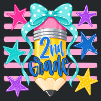 Second Grade Pencil Coquette  - Adult Softstyle ® T Shirt Design