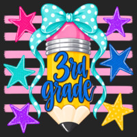 Third Grade Pencil Coquette 89-098 - Youth Cooling Performance Short Sleeve Tee Design