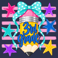 Third Grade Pencil Coquette 89-098 - Youth Heavy Cotton 100% Cotton T Shirt Design