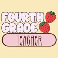 Fourth Grade Strawberry Teacher 89-101 - Adult Cooling Performance Short Sleeve Tee Design