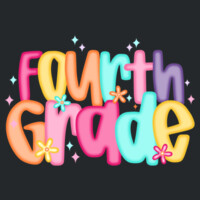 Fourth Grade Colorful Letters 89-131 - Heavy Blend Crewneck Sweatshirt Design