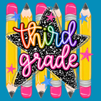 Third Grade Pencils 89-248 - Adult Softstyle ® T Shirt Design