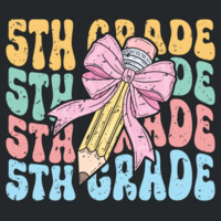 Fifth Grade Pencil Coquette 89-138 - Heavy Blend Crewneck Sweatshirt Design