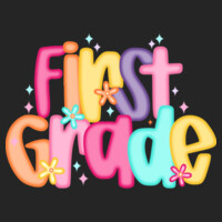 First Grade Colorful Letters 89-139 - Youth Cooling Performance Short Sleeve Tee Design