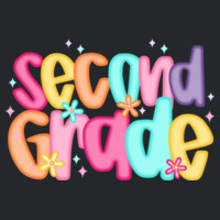 Second Grade Colorful Letters 89-140 - Heavy Blend Crewneck Sweatshirt Design