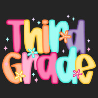 Third Grade Colorful Letters 89-141 - Adult Cooling Performance Long Sleeve Tee Design