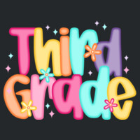 Third Grade Colorful Letters 89-141 - Youth Heavy Cotton 100% Cotton T Shirt Design