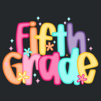 Fifth Grade Colorful Letters 89-142 - Heavy Blend Crewneck Sweatshirt Design