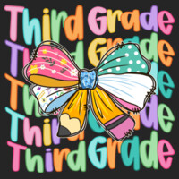 Third Grade Coquette Bow 89-145 - Youth Cooling Performance Short Sleeve Tee Design
