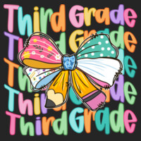 Third Grade Coquette Bow 89-145 - Adult Cooling Performance Long Sleeve Tee Design