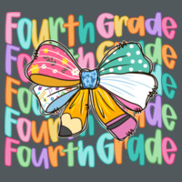 Fourth Grade Coquette Bow 89-146 - Heavy Blend Crewneck Sweatshirt Design
