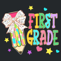 First Grade Preppy Pencil 89-151 - Heavy Blend Crewneck Sweatshirt Design
