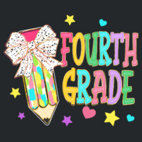 Fourth Grade Preppy Pencil 89-154 - Youth Heavy Cotton 100% Cotton T Shirt Design