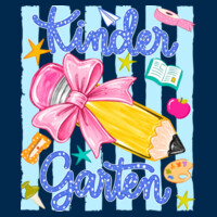 Kindergarten Pencil Coquette 96-140 - Adult Cooling Performance Long Sleeve Tee Design