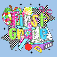 First Grade Retro 89-159 - Youth Heavy Cotton 100% Cotton T Shirt Design