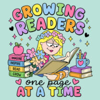 Growing Readers One Page at a Time 99-309 - Adult Cooling Performance Short Sleeve Tee Design