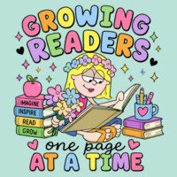 Growing Readers One Page at a Time 99-309 - Adult Cooling Performance Short Sleeve Tee Design
