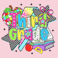 Third Grade Retro 89-161 - Adult Softstyle ® T Shirt Design