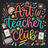 Art Teacher Club 83-400 - Adult Cooling Performance Long Sleeve Tee Design