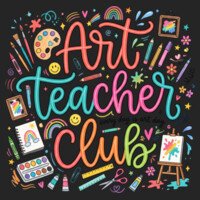Art Teacher Club 83-400 - Adult Cooling Performance Long Sleeve Tee Design