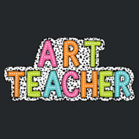 Art Teacher Polka Dots 83-401 - Adult Softstyle ® T Shirt Design