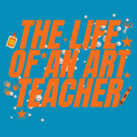 The Life of an Art Teacher 83-404 - Heavy Blend Crewneck Sweatshirt Design