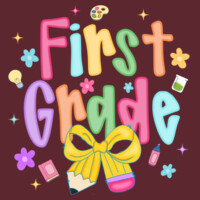 First Grade Bow 89-169 - Heavy Blend Crewneck Sweatshirt Design