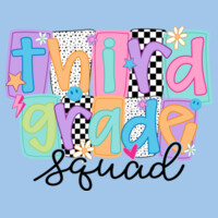 Third Grade Squad 89-173 - Heavy Blend Crewneck Sweatshirt Design