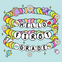 Hello First Grade 89-179 - Adult Cooling Performance Short Sleeve Tee Design