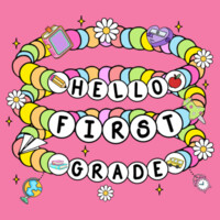 Hello First Grade 89-179 - Adult Softstyle ® T Shirt Design
