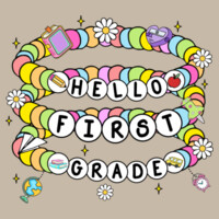 Hello First Grade 89-179 - Heavy Blend Crewneck Sweatshirt Design