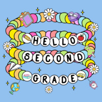 Hello Second Grade 89-176 - Adult Cooling Performance Short Sleeve Tee Design