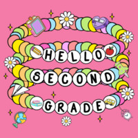 Hello Second Grade 89-176 - Adult Softstyle ® T Shirt Design