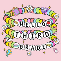 Hello Third Grade 89-178 - Adult Softstyle ® T Shirt Design