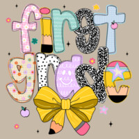 First Grade Coquette Pencil 89-184 - Heavy Blend Crewneck Sweatshirt Design