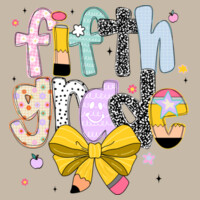 Fifth Grade Coquette Pencil Bow 89-187 - Heavy Blend Crewneck Sweatshirt Design