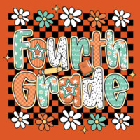 Fourth Grade Checkered 89-189 - Youth Cooling Performance Short Sleeve Tee Design