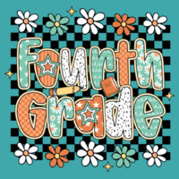 Fourth Grade Checkered 89-189 - Adult Cooling Performance Long Sleeve Tee Design