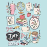 Teach Vintage 99-311 - Adult Cooling Performance Long Sleeve Tee Design