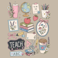 Teach Vintage 99-311 - Heavy Blend Crewneck Sweatshirt Design