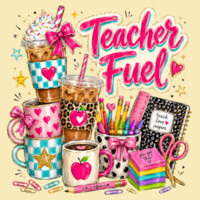 Teacher Fuel 99-312 - Adult Cooling Performance Long Sleeve Tee Design