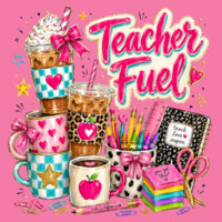 Teacher Fuel 99-312 - Adult Softstyle ® T Shirt Design