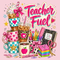Teacher Fuel 99-312 - Heavy Blend Crewneck Sweatshirt Design