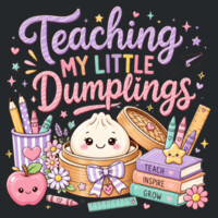 Teaching My Little Dumplings 99-313 - Adult Softstyle ® T Shirt Design