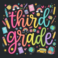 Third Grade Doodle 89-207 - Youth Heavy Cotton 100% Cotton T Shirt Design