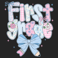 First Grade Pastels Coquette 89-210 - Adult Cooling Performance Long Sleeve Tee Design