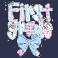 First Grade Pastels Coquette 89-210 - Youth Heavy Cotton 100% Cotton T Shirt Design
