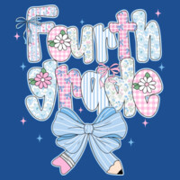 Fourth Grade Pastels Coquette 89-212 - Youth Heavy Cotton 100% Cotton T Shirt Design